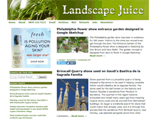 Tablet Screenshot of landscapejuice.com